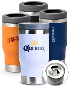 Copo térmico em inox de 380ml. de capacidade.