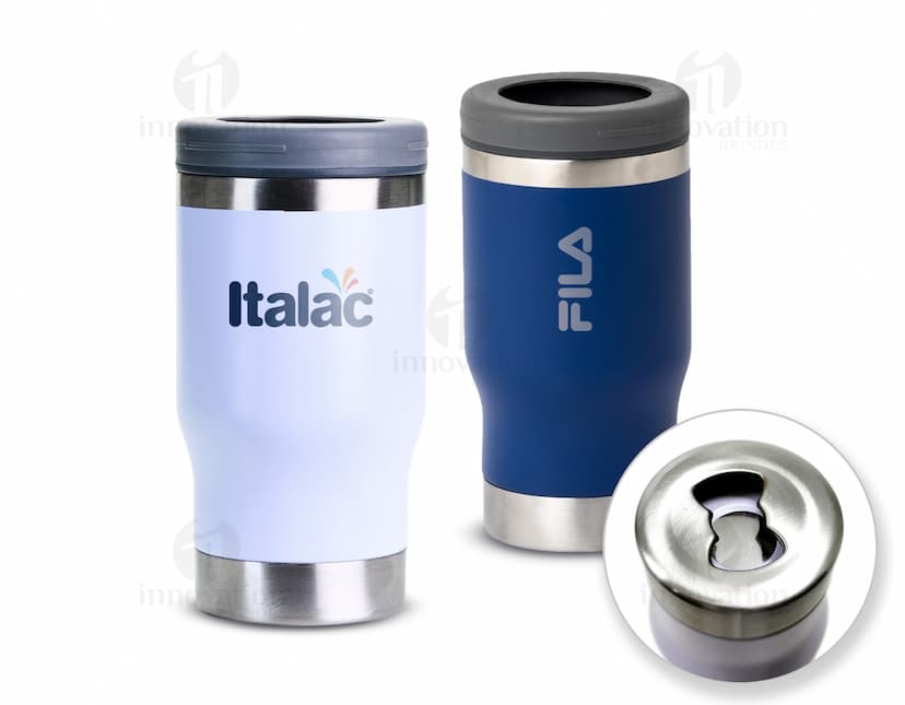 Copo térmico em inox de 380ml. de capacidade.