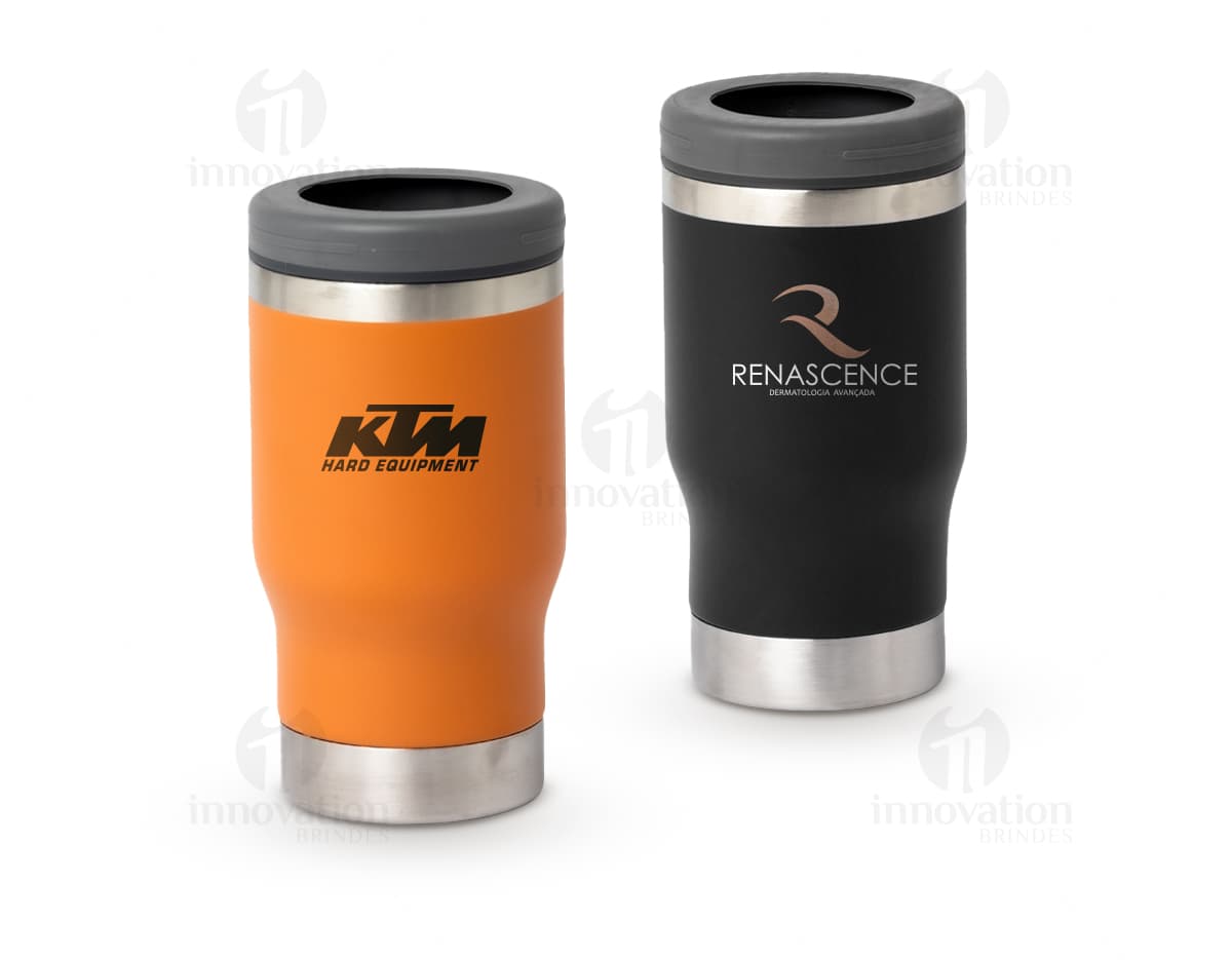 Copo térmico em inox de 380ml. de capacidade.