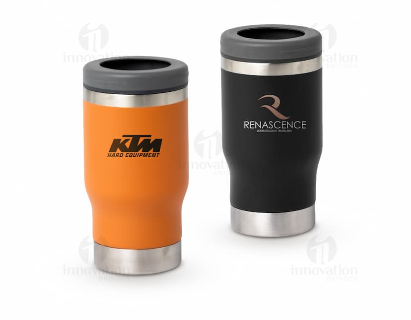Copo térmico em inox de 380ml. de capacidade.
