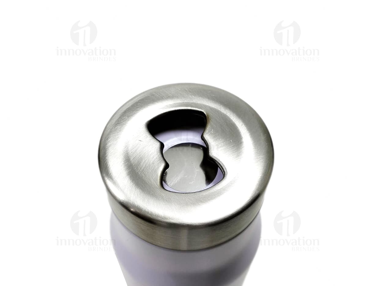 Copo térmico em inox de 380ml. de capacidade.