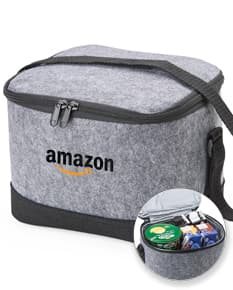 Bolsa térmica de 6 litros, ideal para transporte e armazenamento de alimentos e bebidas de forma prática e segura.