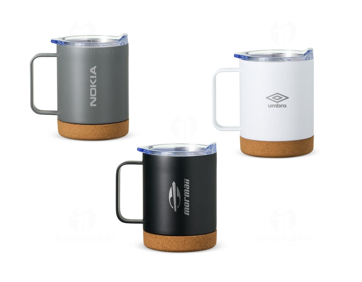 Caneca Térmica com Cortiça de 400ml.