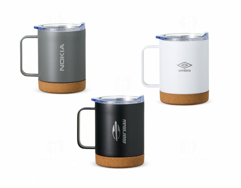 Caneca Térmica com Cortiça de 400ml.