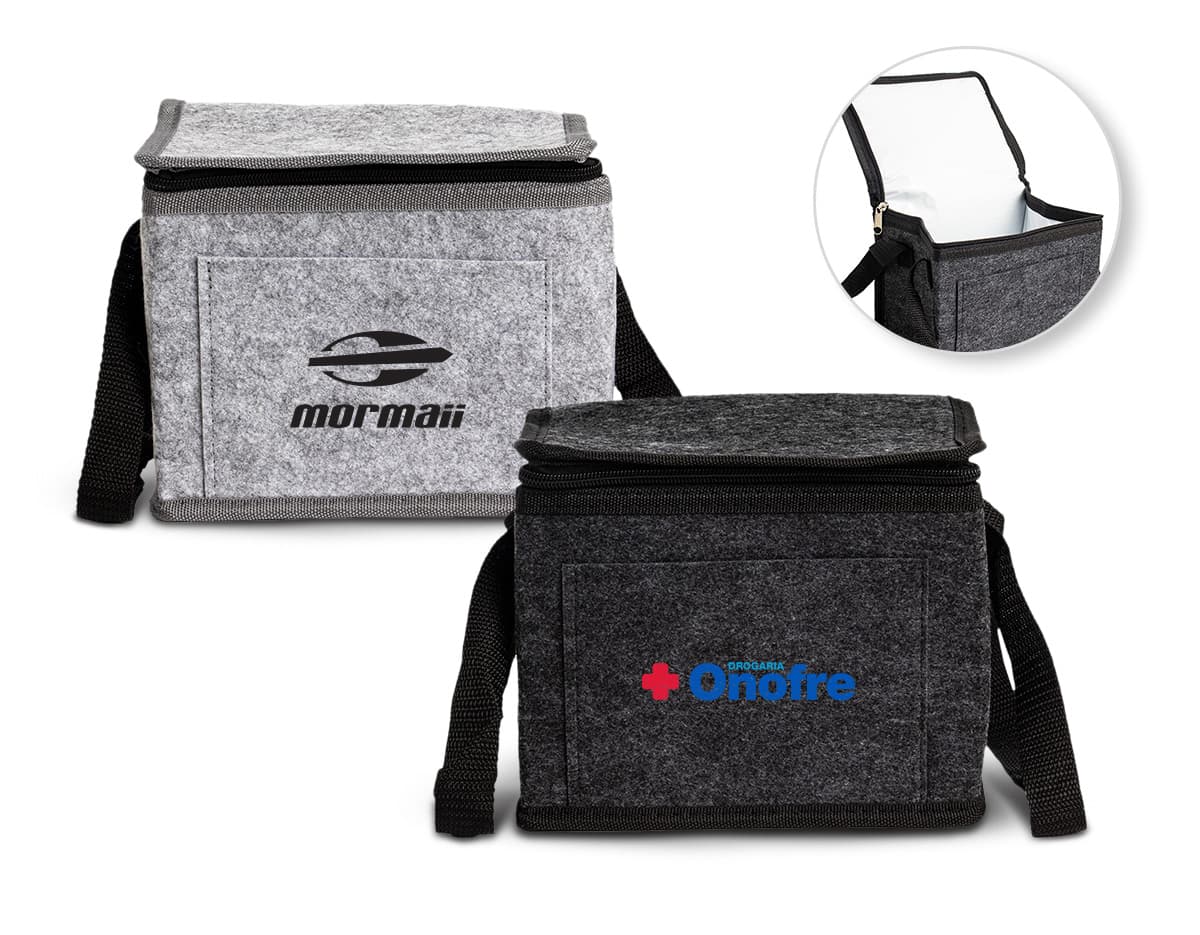 Bolsa térmica de 5,3 litros em couro preto, ideal para transporte de alimentos e bebidas. Com alça de mão, compartimento com zíper, design elegante e resistente. Perfeito para manter sua comida fresca durante viagens, passeios ou no trabalho.