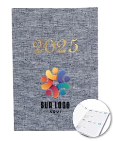 Agenda Diária 2025 Linho com textura de papel vintage e envelope grunge. Detalhe do material retro com design antigo e desgastado, padrão de cobertura. Detalhe em close-up do símbolo de um símbolo de banco em preto e branco.