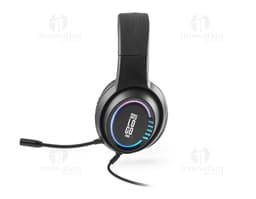 Auriculares de metal plateado con diseño moderno, cerrados con candado, simbolizando seguridad y protección. Conexión por