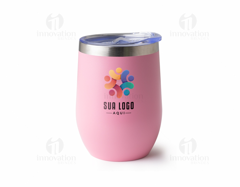 Copo térmico de 320ml em inox.