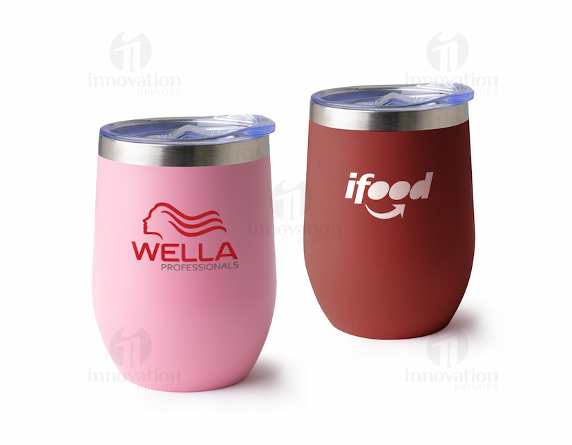 Copo térmico de 320ml em inox.