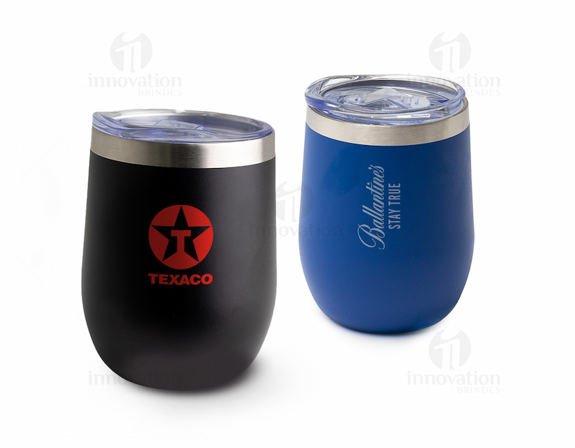 Copo térmico de 320ml em inox.
