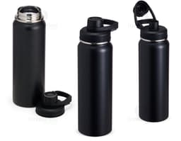 Garrafa térmica de 850ml em inox.