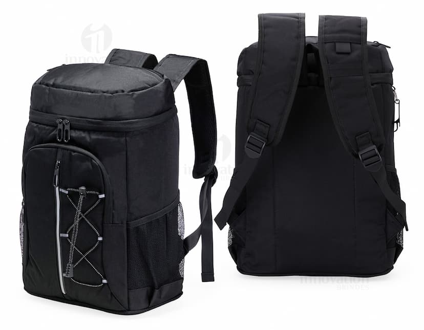 Bolsa Térmica de 32 Litros em material resistente, ideal para viagens e transporte de objetos. Design moderno em metal e couro, com alças para facilitar o transporte. Excelente opção para manter a temperatura de bebidas e alimentos durante o trajeto.