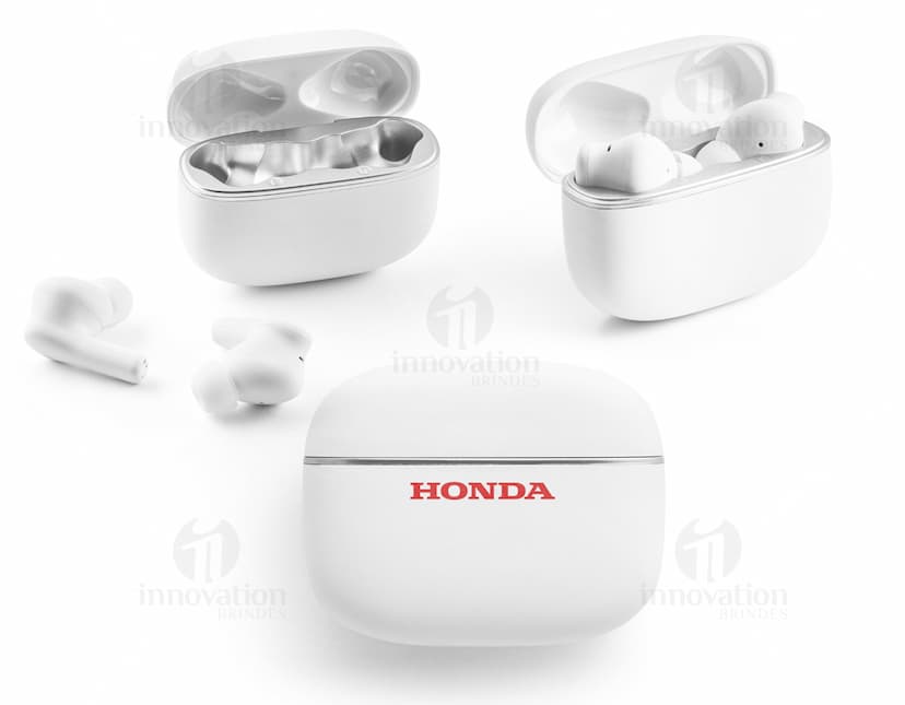 Fone de ouvido preto com design moderno e cancelamento de ruído.
