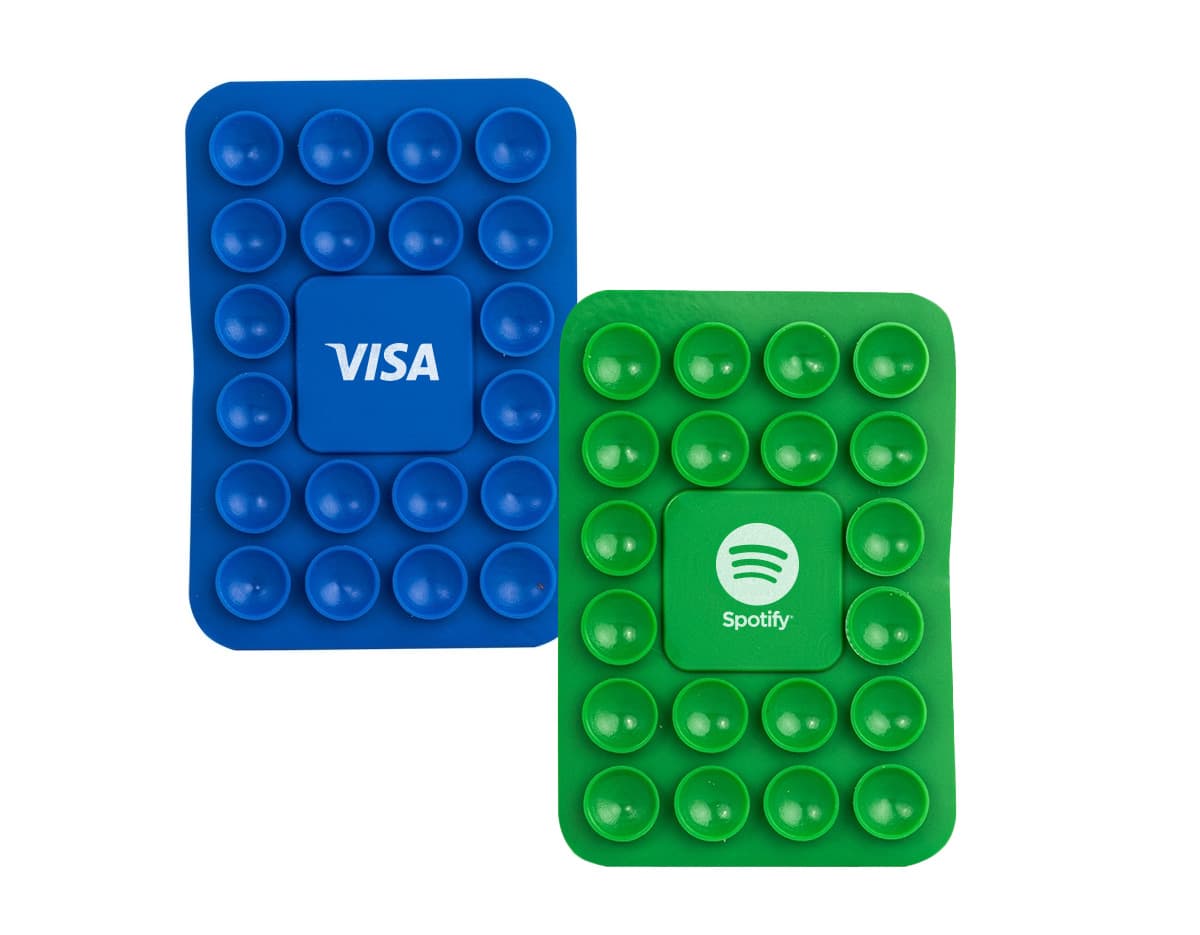 Ventosa para Celular em cor preta, utilizada para fixar o celular em superfícies lisas e facilitar a visualização de conteúdos na tela.