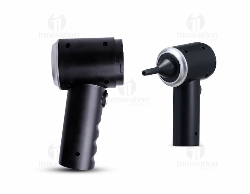 Aspirador de Pó Compacto 3 em 1: Imagem do produto vista de frente, na cor vermelha, com design moderno e prático.