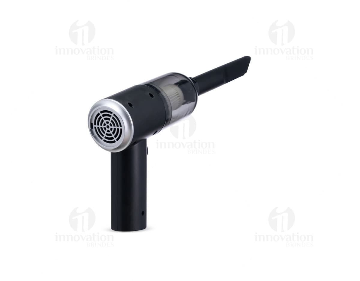 Aspirador de Pó Compacto 3 em 1: Imagem do produto vista de frente, na cor vermelha, com design moderno e prático.