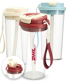 Produto Copo Plástico 600ml em plástico resistente transparente com capacidade de 600ml.