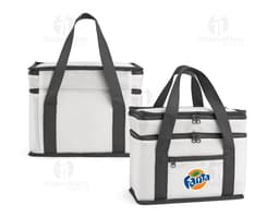 Borsa Termica con 2 compartimenti, ideale per trasportare cibi e mantenere la temperatura.