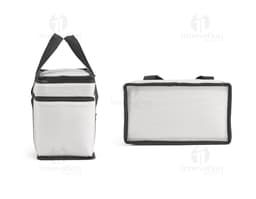 Borsa Termica con 2 compartimenti, ideale per trasportare cibi e mantenere la temperatura.