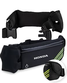 Pochete Esportiva Neoprene preta para uso durante atividades físicas.