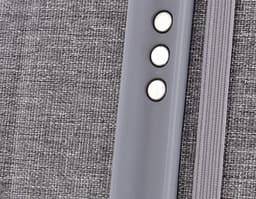 Black RPET Cover Notebook, made of leather, containing money, keys, computer, notebook, devices, buttons, pen, money and