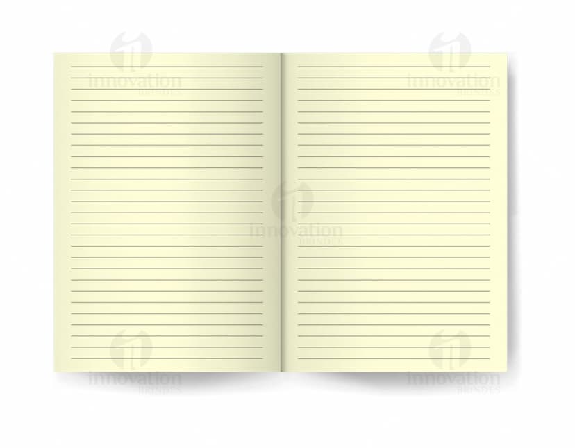 Caderneta Moleskine com pauta na cor preta, com elástico para fechamento e fita marcadora vermelha. Páginas em papel pautado e capa em material resistente.