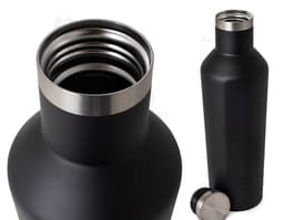 Garrafa Térmica 520ml na cor azul com tampa rosqueável e design moderno.