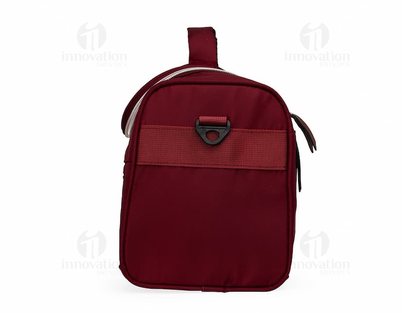 Bolsa térmica de 8 litros em cor azul, ideal para transporte de alimentos e bebidas.