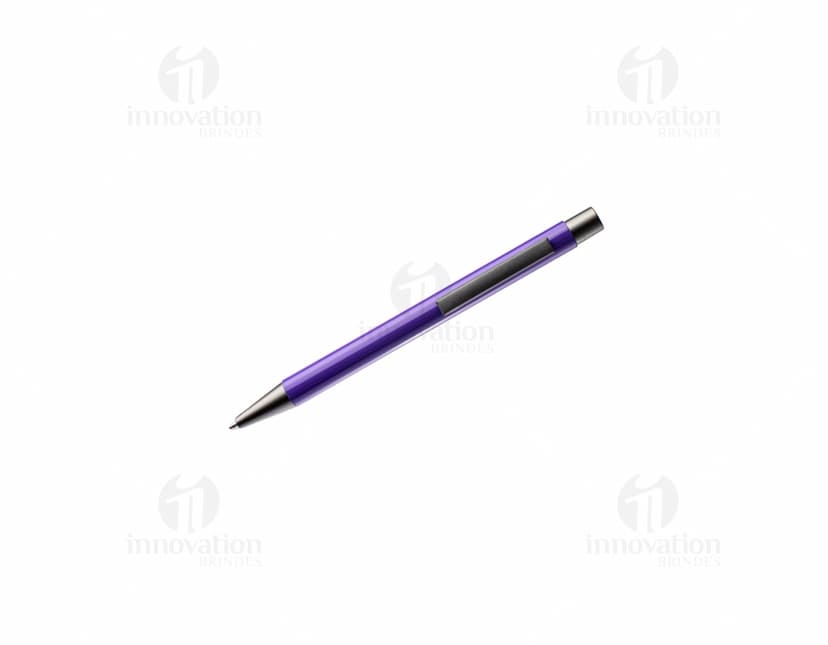 Caneta Metal 1.0mm em cores vivas e vibrantes sobre um fundo branco. O design moderno e elegante do instrumento de escrita é ideal para uso em escritório, escola ou negócios. O traço preciso e a ponta de 1.0mm garantem um resultado limpo e profissional em qualquer tipo de papel.