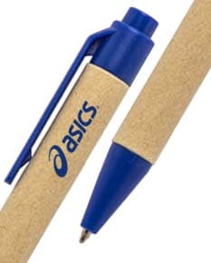 Caneta Ecológica feita de papelão, sustentável e amiga do ambiente.