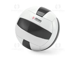 Bola de voleibol em PVC com design 3D, símbolo de um desporto de equipa e competição internacional. A bola possui detalhes