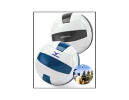 Bola de voleibol em PVC com design 3D, símbolo de um desporto de equipa e competição internacional. A bola possui detalhes