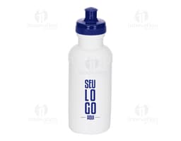 500ml Plastic Squeeze in blue-transparent with screw cap.