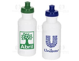 500ml Plastic Squeeze in blue-transparent with screw cap.