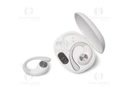 Auriculares de conducción ósea en color negro, con diseño moderno y tecnología avanzada.
