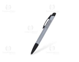 Semi-Metal Pen in silver with gold accents.