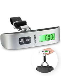 Balança Digital Portátil de Mão, com display de fácil leitura e design compacto.