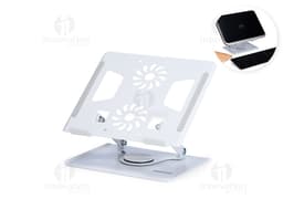 Suporte 360° Pro mostrando suas múltiplas posições de ajuste.
