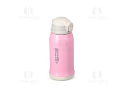 550ml thermal water bottle in stainless steel with a screw-on lid and modern design.
