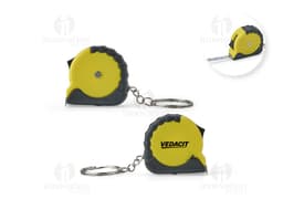 Llavero Cinta Plástico 1 Metro: Llavero en forma de cinta de plástico con un metro de longitud.