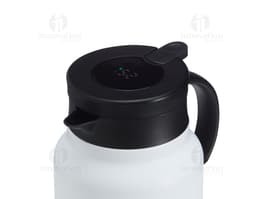 Bollitore Termico LED 750 in acciaio inox con design moderno e indicatore di temperatura LED integrato.