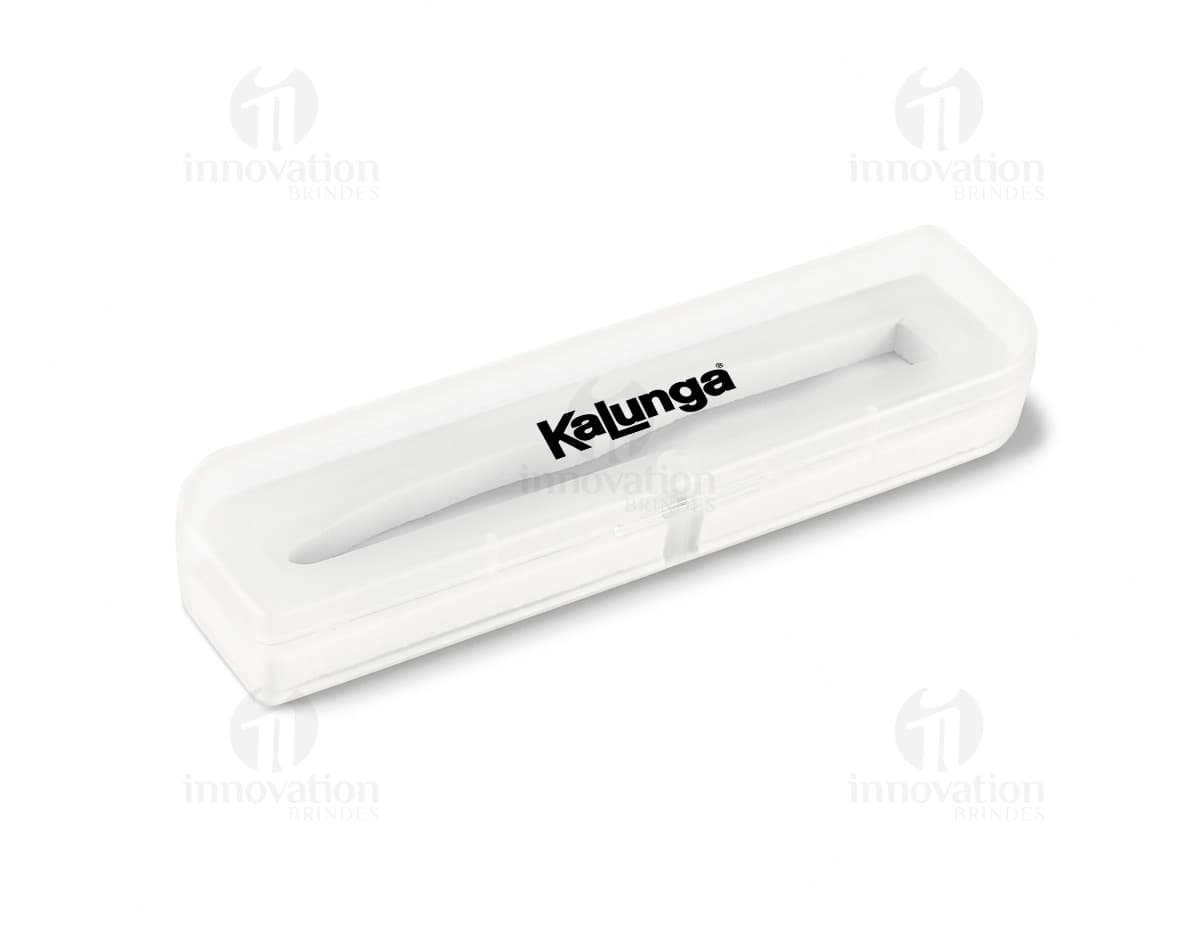 Caixa de armazenamento para pen drive preta, com capacidade para guardar até 10 unidades.