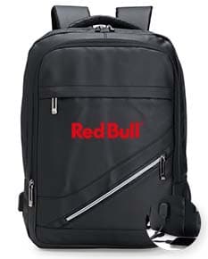 Mochila Couro Sintético 18 Litros em cor marrom escuro, possui alças ajustáveis e fecho com zíper. Ideal para uso diário ou viagens.