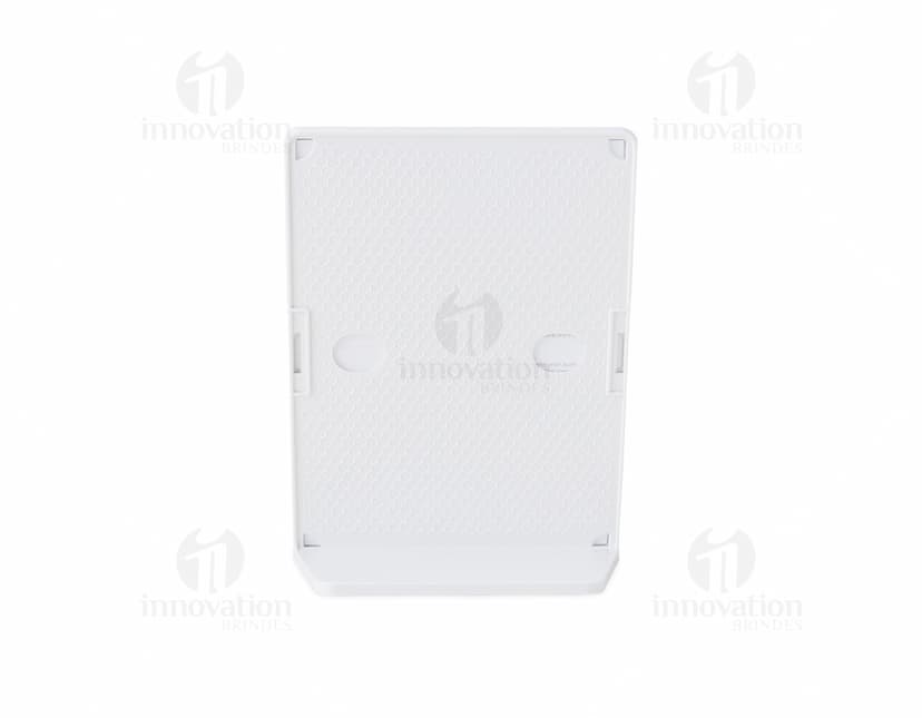 Expositor Porta Retrato A5 moderno e corporativo, com design clean e visual atraente. Ideal para apresentar fotos ou mensagens de forma elegante e profissional.
