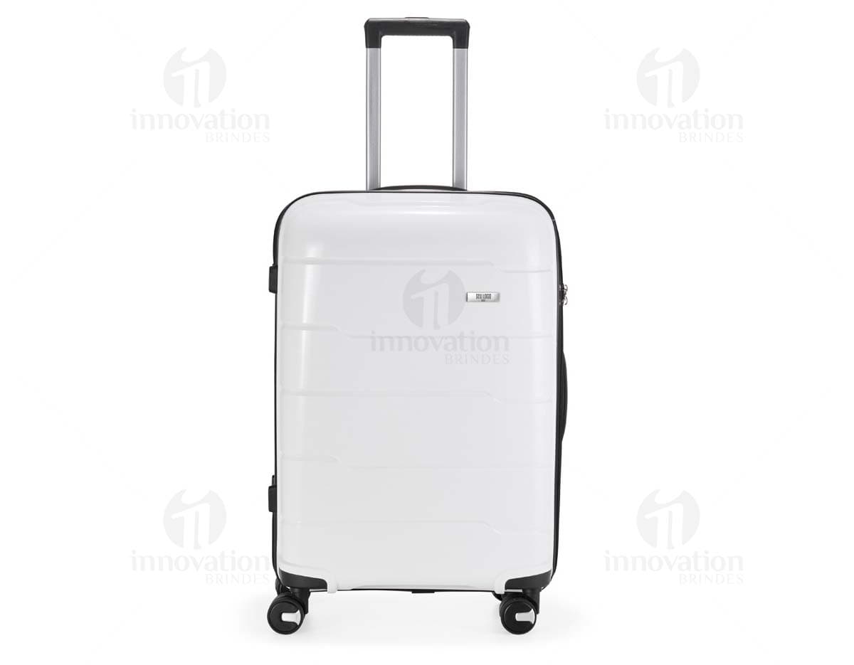 Compressor de ar metálico em 3D, com bolsa e dispositivo mecânico. Possui válvula cromada, botão de símbolo e ícone, em um conjunto roxo vibrante. O design é simples e moderno, com borda brilhante, em formato quadrado. Ideal para armazenar e transportar energia e ferramentas.