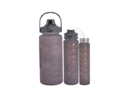 Garrafa Inox 450 ml com Infusor em fundo branco.