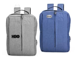 Mochila de poliéster preta de 21 litros, moderna e elegante, ideal para viagens de negócios, com alça de couro, fecho de