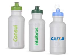 Squeeze Plástico 500ml em cores variadas.