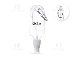 100ml plastic bottle with carabiner.