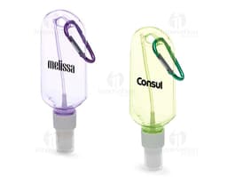 100ml plastic bottle with carabiner.